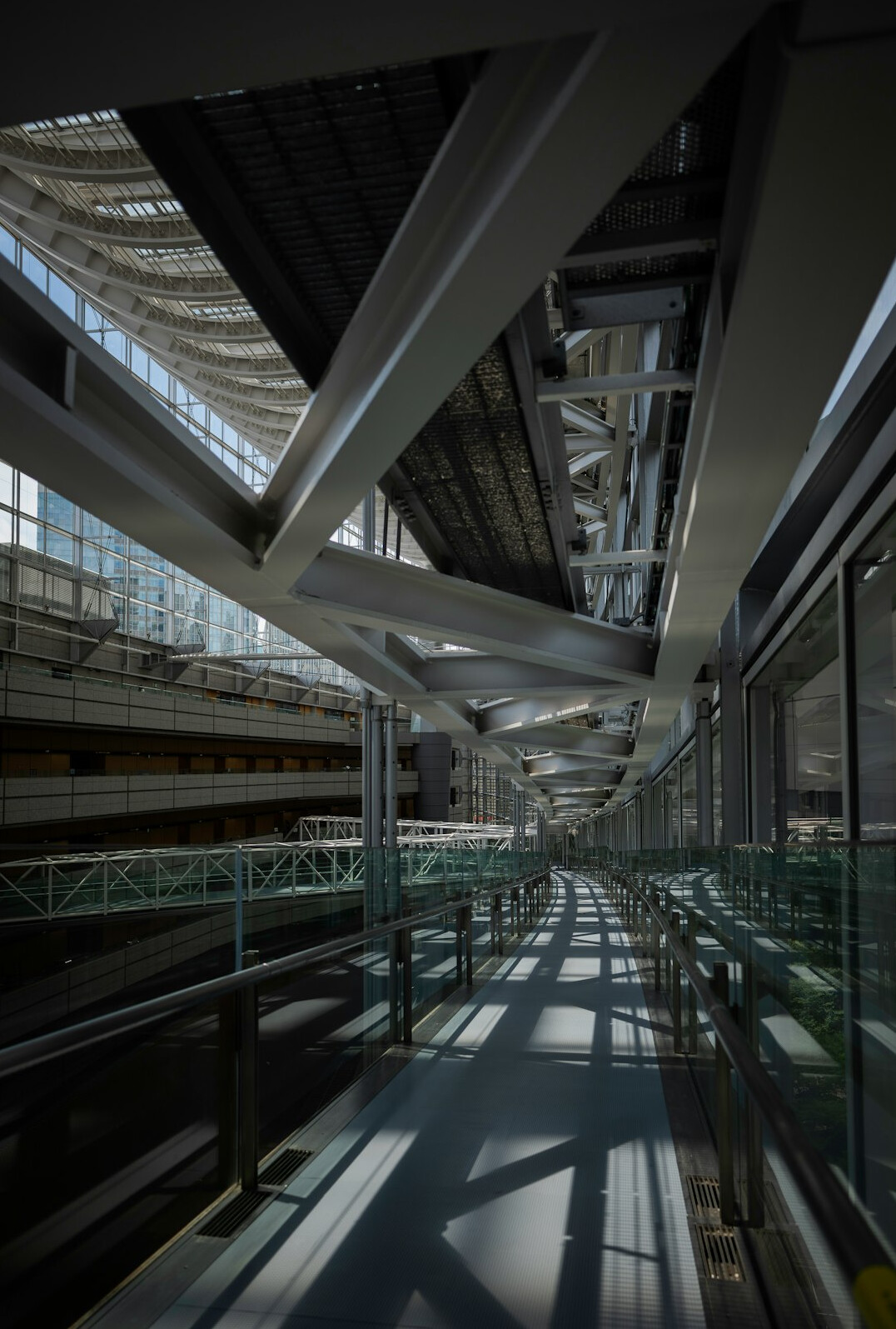 Conference hall with rows of seats and a stage