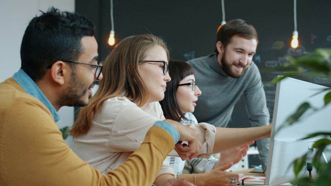corporate software team